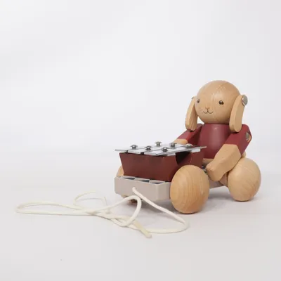 Zugspielzeug (Beige, Mehrfarbig) von Konges Sløjd