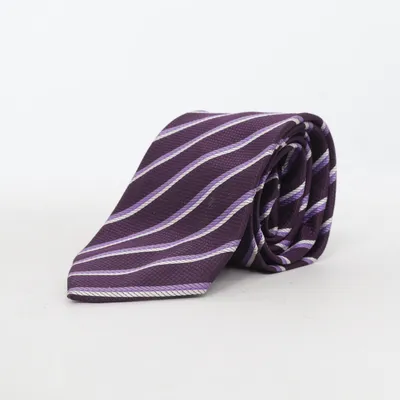 Krawatte (Lila, Weiß, Mehrfarbig) von Eton Polyester