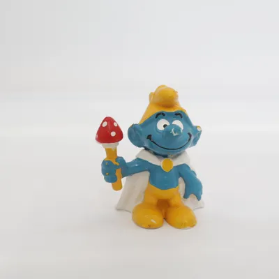 Legetøjsfigur (King Smurf) fra Peyo