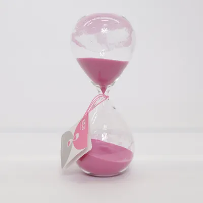 Hourglass (Transparent, Pink) from Vizou