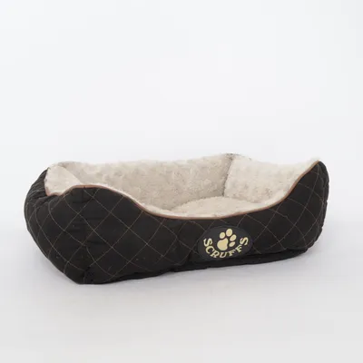 Lit pour animaux de compagnie (Noir, Beige) de Scruffs