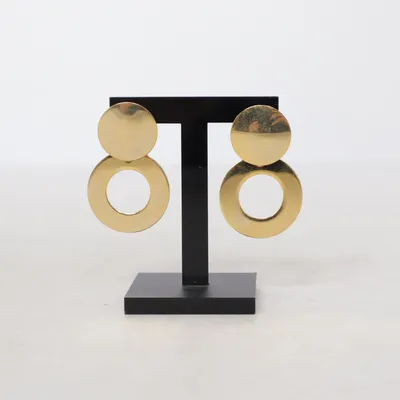 Örhängen (Guldfärgad) Okänd metall