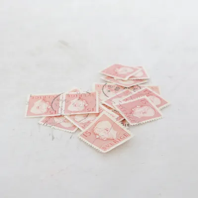 Stamps (Pink) from Sverige