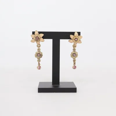 Øreringe (Guld, Pink) fra Pilgrim Ukendt metal