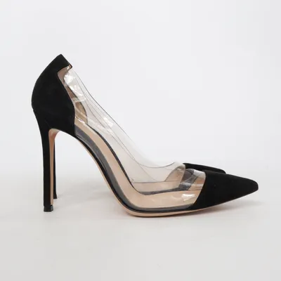 Pumps (Schwarz, Transparent) von Gianvito Rossi
