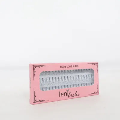 False lashes (Flare Long Black) from Leila's