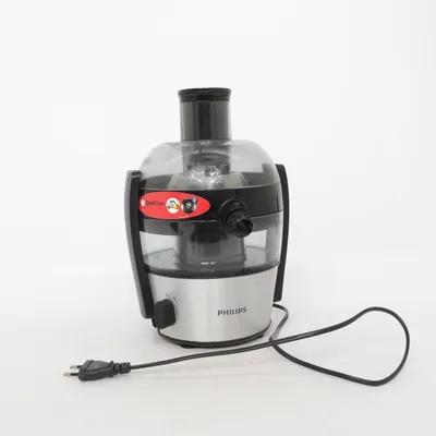 Råsaftcentrifuge (Sort, Sølv) fra Philips