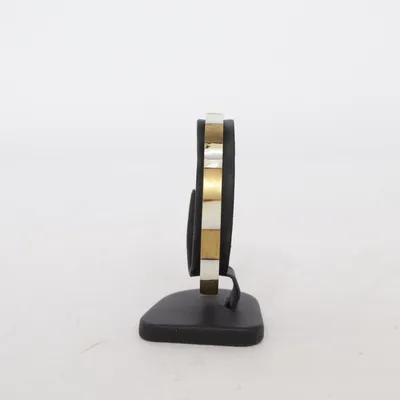 Armband (Guldfärgad, Vit) Okänd metall