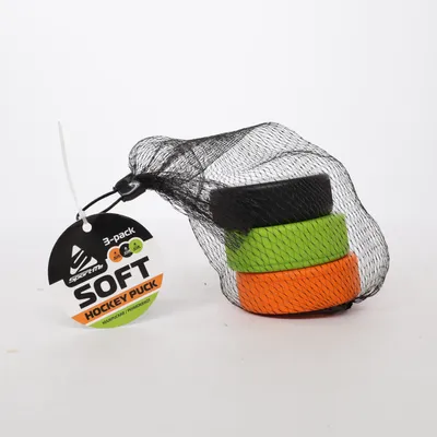 Hockey puck (Orange, Green, Black) from Sportme