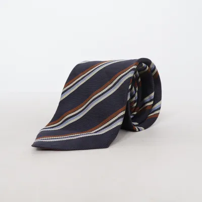 Tie (Blue, Brown, White) from Blues Original Silk