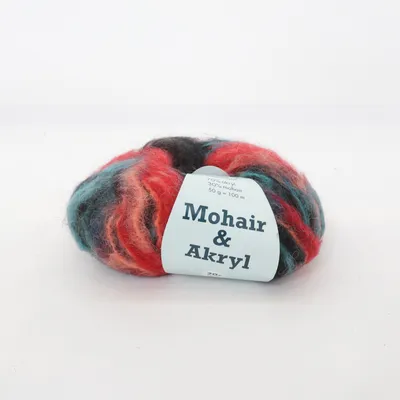 Fil (Multicolore) de Mohair Acrylique, Mohair