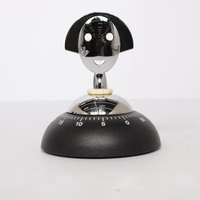 Äggklocka (Svart, Silverfärgad) från Alessi