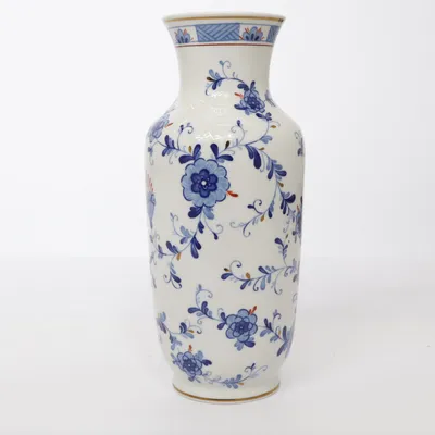 Vase (White, Multicolored) from Echt Kobalt