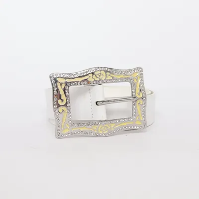 Ceinture (Blanc) de Saddler Cuir