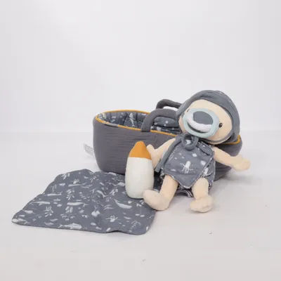 Doll (Blue, Multicolored) from Little Dutch