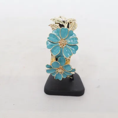 Bracelet (Gold, Blue) Unknown metal