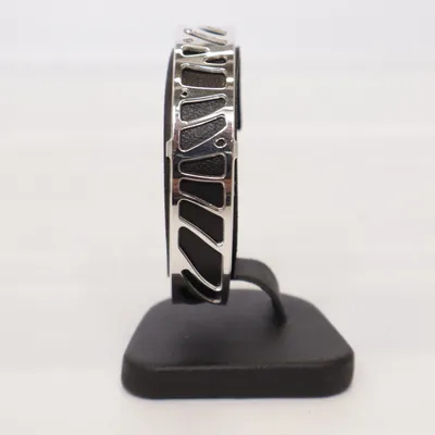 Bangle (Zilver, Zwart) van Les Georgettes Onbekend materiaal
