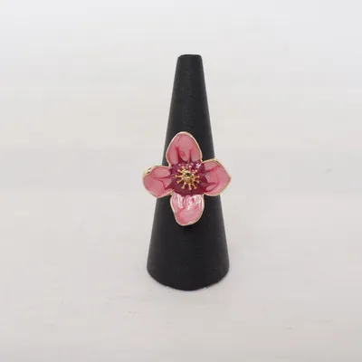 Ring (Pink, Guld) Ukendt metal