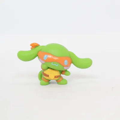 Toy figurine (Green, Orange) from Sanrio