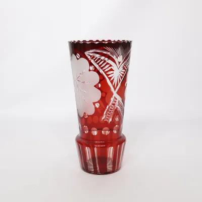 Vase (Rød, Transparent)