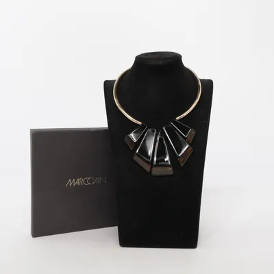 Halsband (Svart, Guldfärgad) från Marc Cain Okänd metall