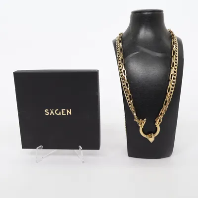 Body jewelry (Gold) from Sagen Unknown metal