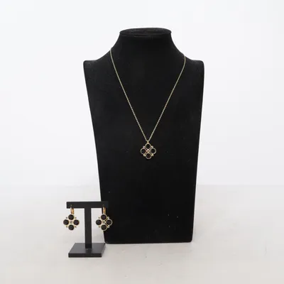 Parure de bijoux (Noir, Or) de Dyrberg/Kern Métal inconnu