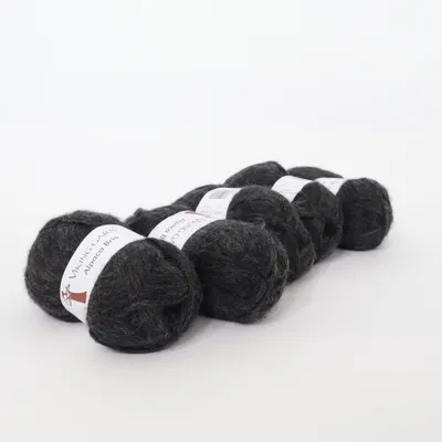 Fil (Alpaca Bris) de Viking Garn Laine d'alpaga, Laine de mouton, Nylon