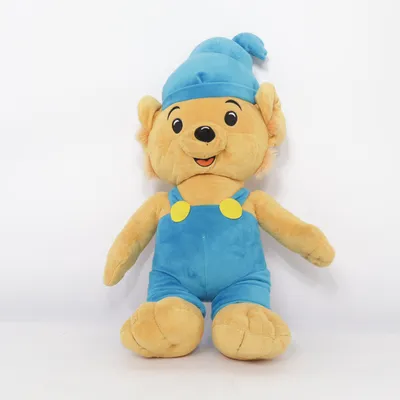 Zacht speeltje (Blauw, Bruin, Geel) van Bamses Värld