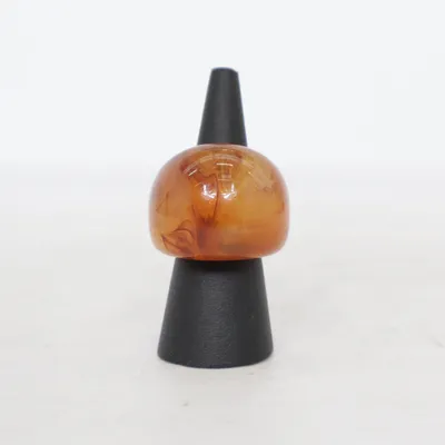 Bague (Marron, Or) Métal inconnu