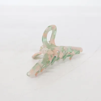 Hårklämma (Grön, Rosa)