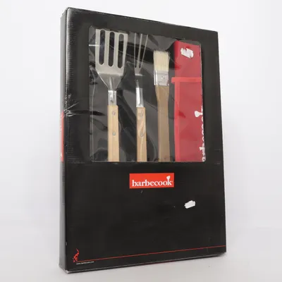 Ustensiles de barbecue (Marron, Rouge, Argent) de Barbecook