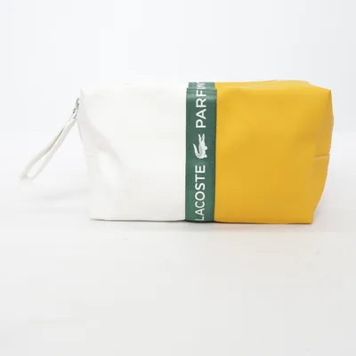 Toilet bag (White, Yellow, Green) from Lacoste Polyester, Polyurethane