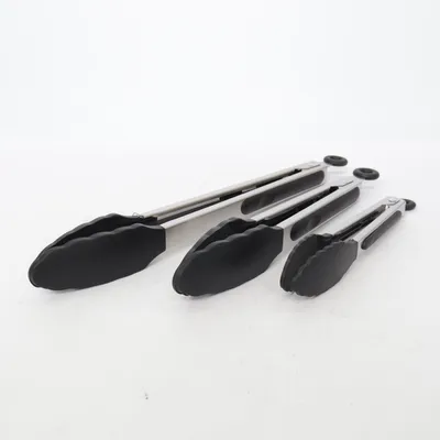 Barbeque cutlery (Silver, Black)