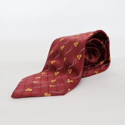 Tie (Red, Yellow) from Edsor Kronen Silk