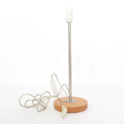 Lamp base (Brown, Silver) from Markslöjd