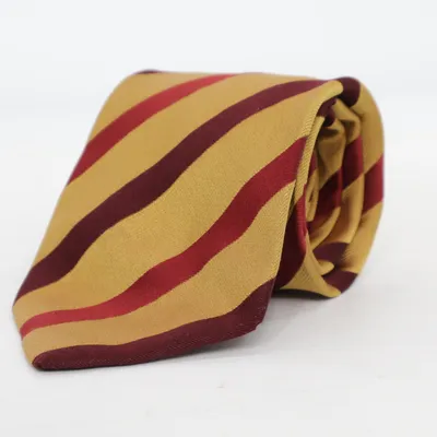 Tie (Yellow, Red, Brown) from Ströms Silk