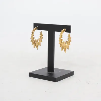 Örhängen (Guldfärgad) från Maanesten Okänd metall