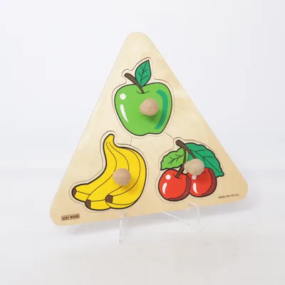 Aktivitetsleksak (Grön, Gul, Röd) från Kids Wood