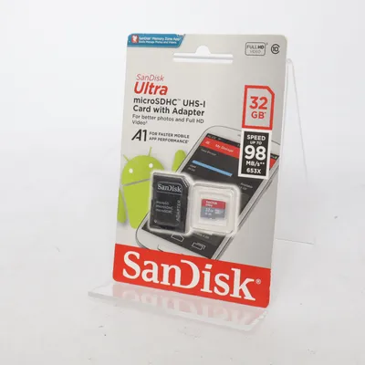 Minneskort (Svart, Flerfärgad) från Sandisk