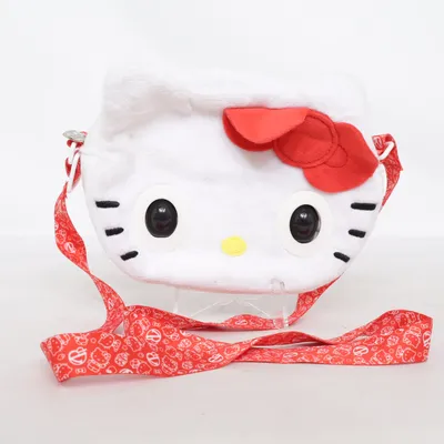 Axelremsväska (Vit, Röd) från Hello Kitty