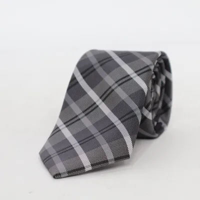 Tie (Gray, Black, White) from Luciano Silk