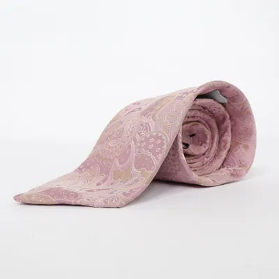 Tie (Pink, Brown) from Geoffrey Beene Silk