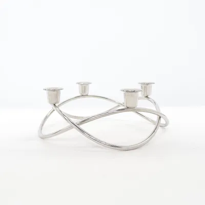Advent candle holder (Season Ljusstake Advent Crown, Rostfritt stål) from Georg Jensen