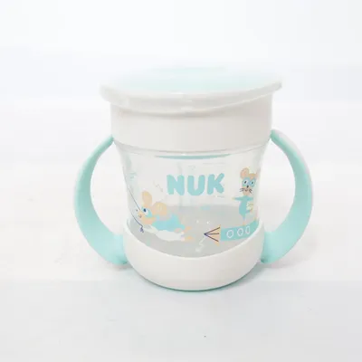 Pipmugg (Transparent, Vit, Turkos) från NUK