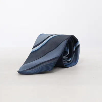 Cravate (Bleu, Gris) de Daks Polyester