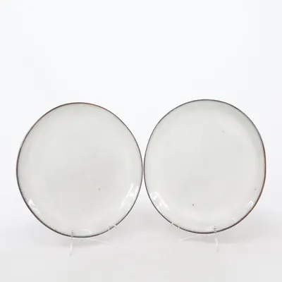 Plate (Gray, White) from Broste Copenhagen