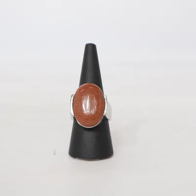 Ring (Zilver, Bruin) Onbekend materiaal