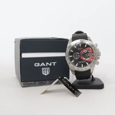 Armbåndsur (Sort, Sølv, Rød) fra GANT