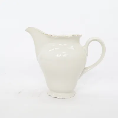 Cream jug (White, Gold)